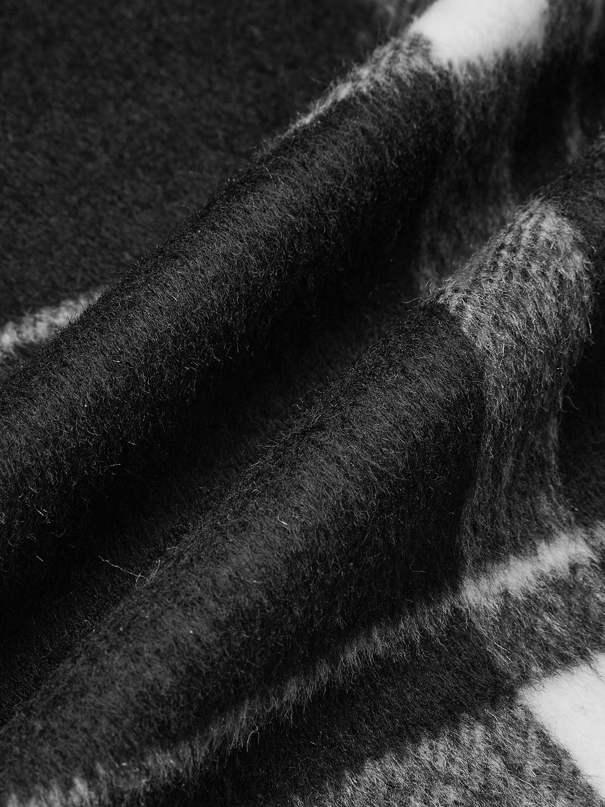 Plaid Belted Wool Blend Trench Coat 8