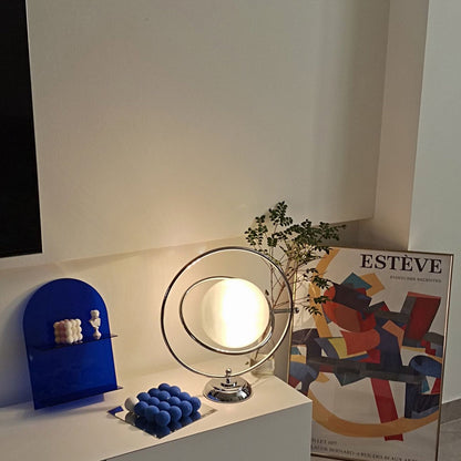 CosmicGlow - Table Lamp with Cosmic Design and Subtle Lighting