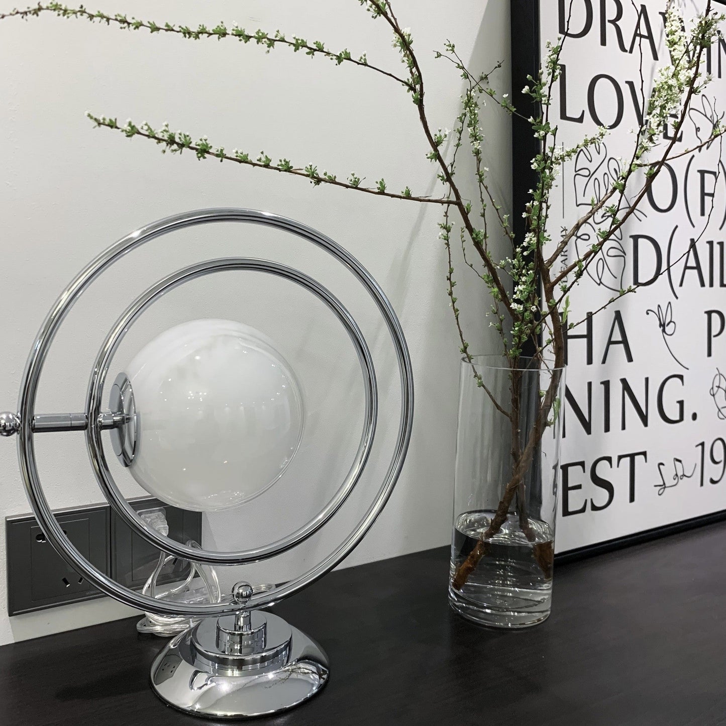 CosmicGlow - Table Lamp with Cosmic Design and Subtle Lighting