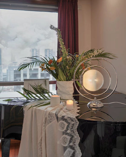 CosmicGlow - Table Lamp with Cosmic Design and Subtle Lighting