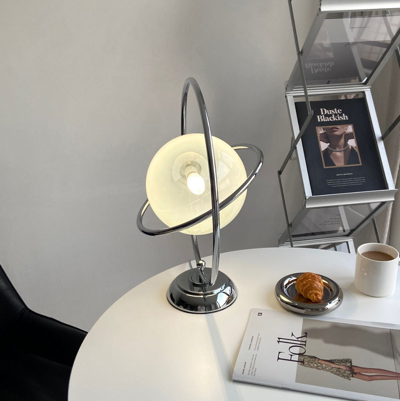 CosmicGlow - Table Lamp with Cosmic Design and Subtle Lighting