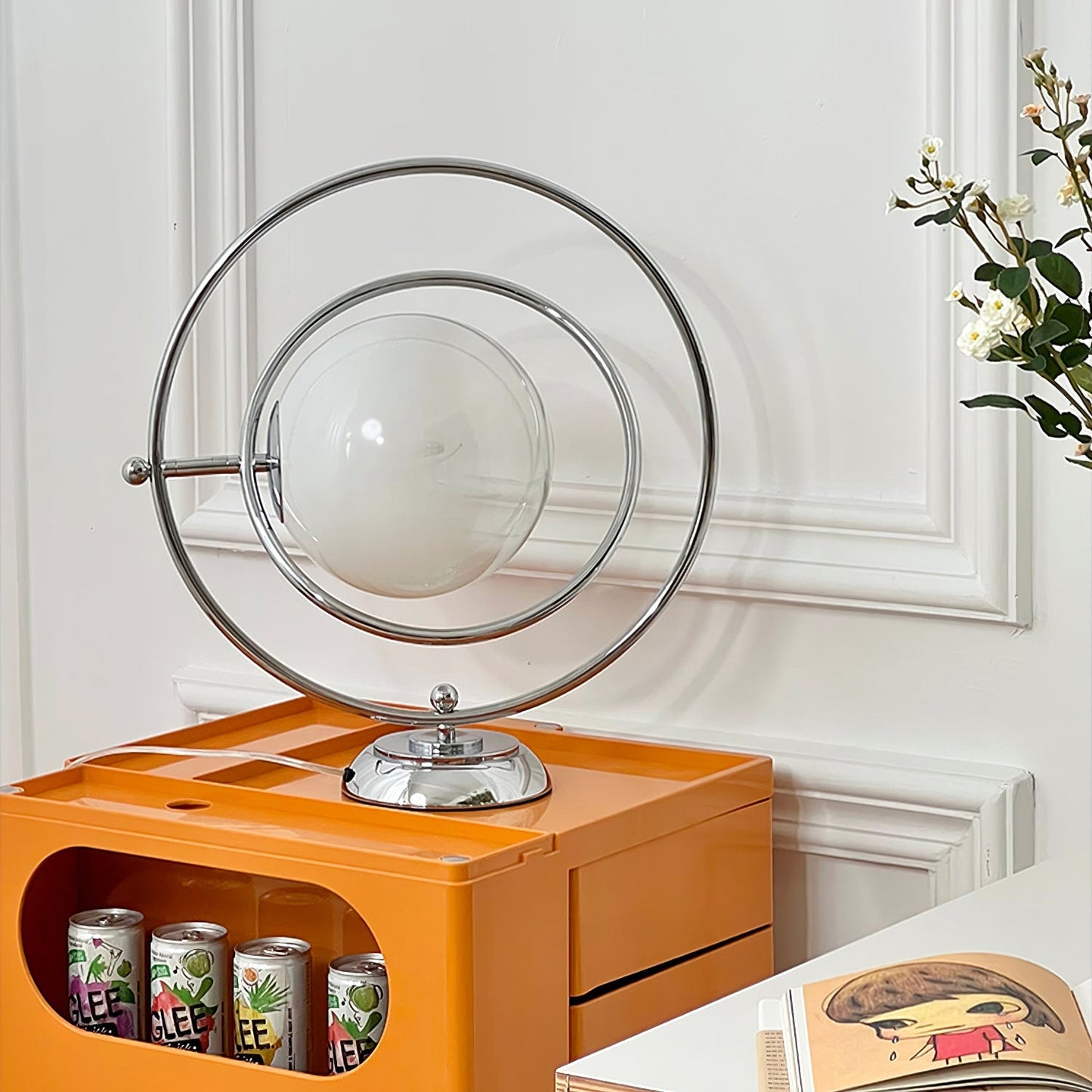 CosmicGlow - Table Lamp with Cosmic Design and Subtle Lighting