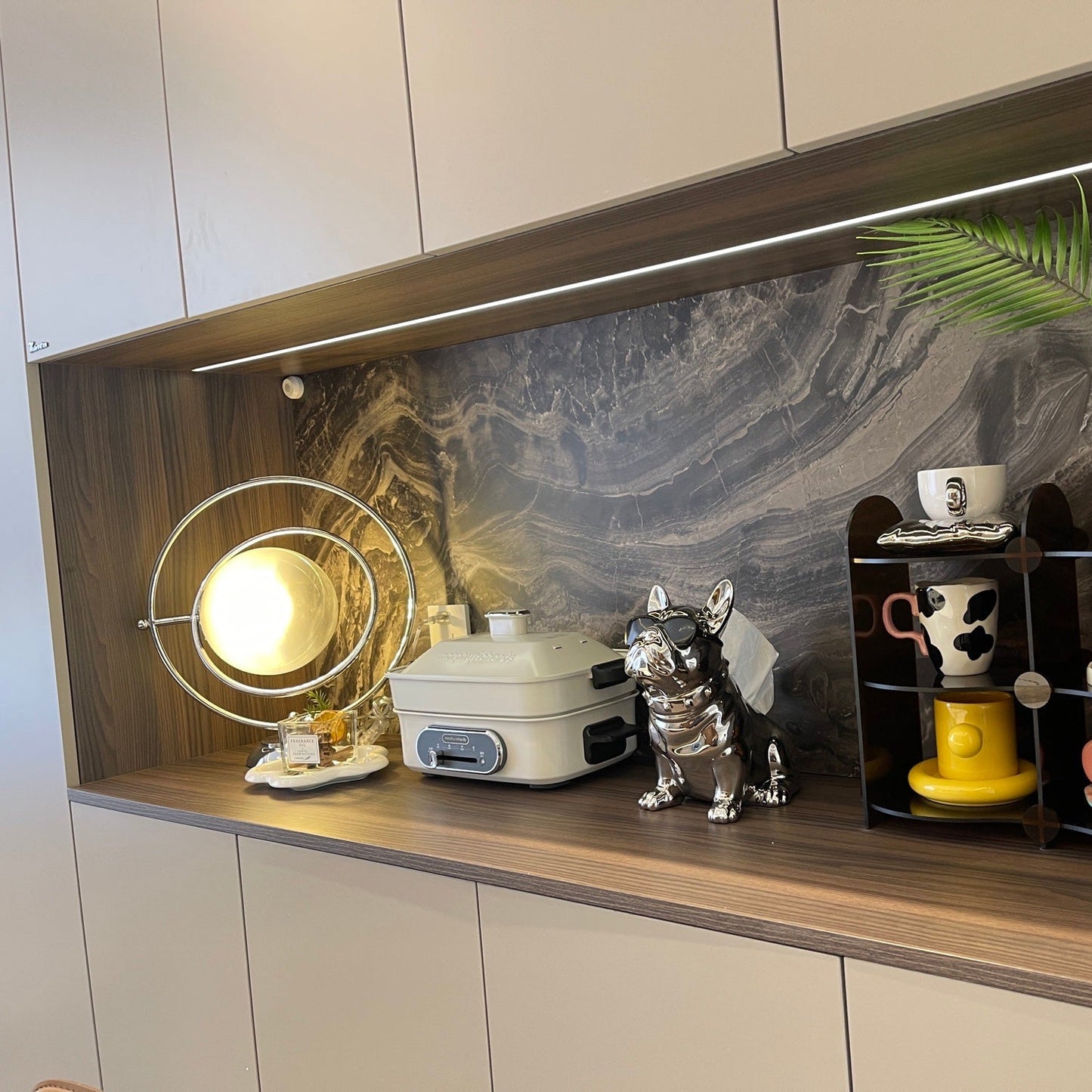 CosmicGlow - Table Lamp with Cosmic Design and Subtle Lighting