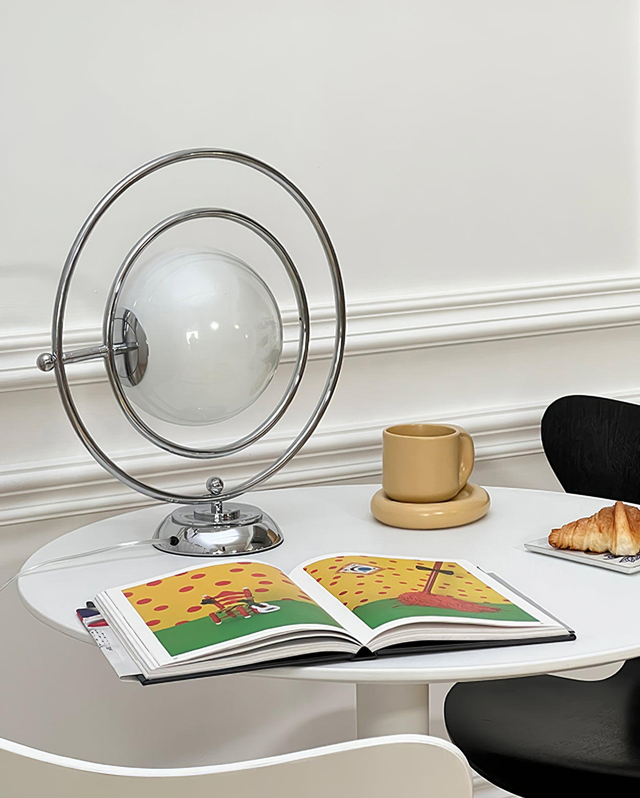 CosmicGlow - Table Lamp with Cosmic Design and Subtle Lighting