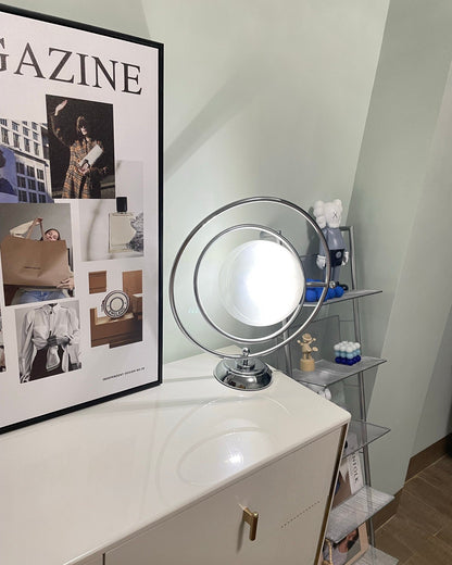 CosmicGlow - Table Lamp with Cosmic Design and Subtle Lighting