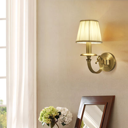 GlowRoyale – Elegant Gold Wall Lamp for Regal Lighting
