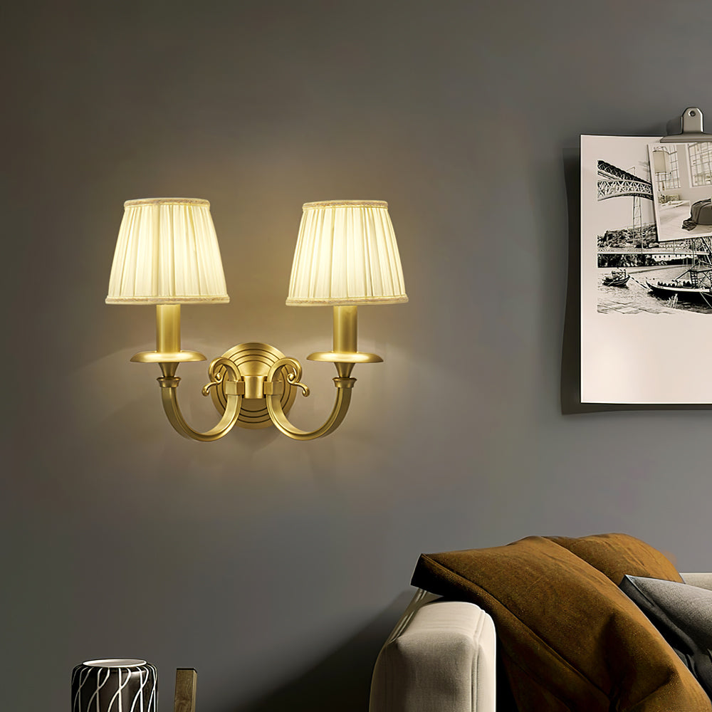 GlowRoyale – Elegant Gold Wall Lamp for Regal Lighting