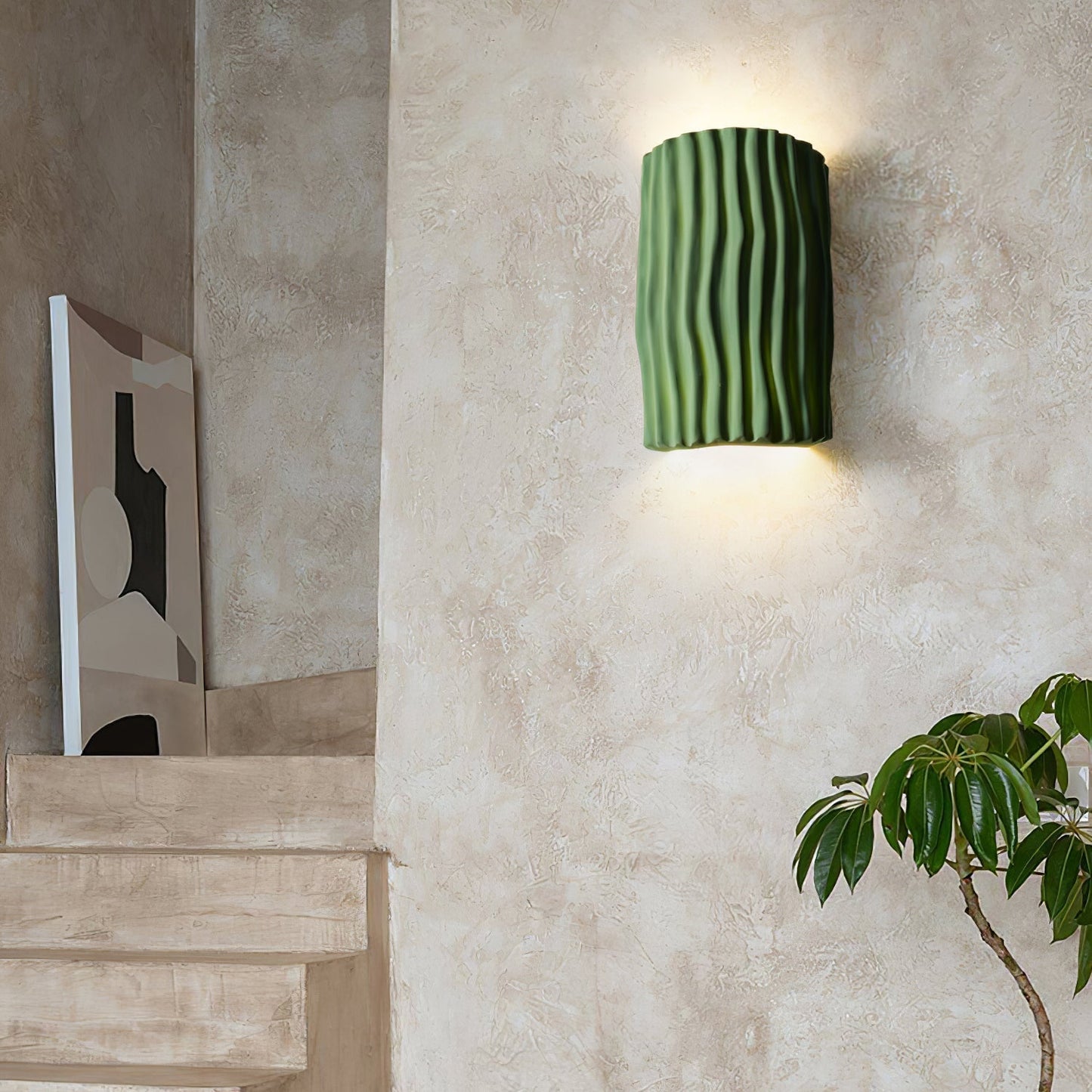 NordicLuxe – Resin Wall Light with Warm and Inviting Glow