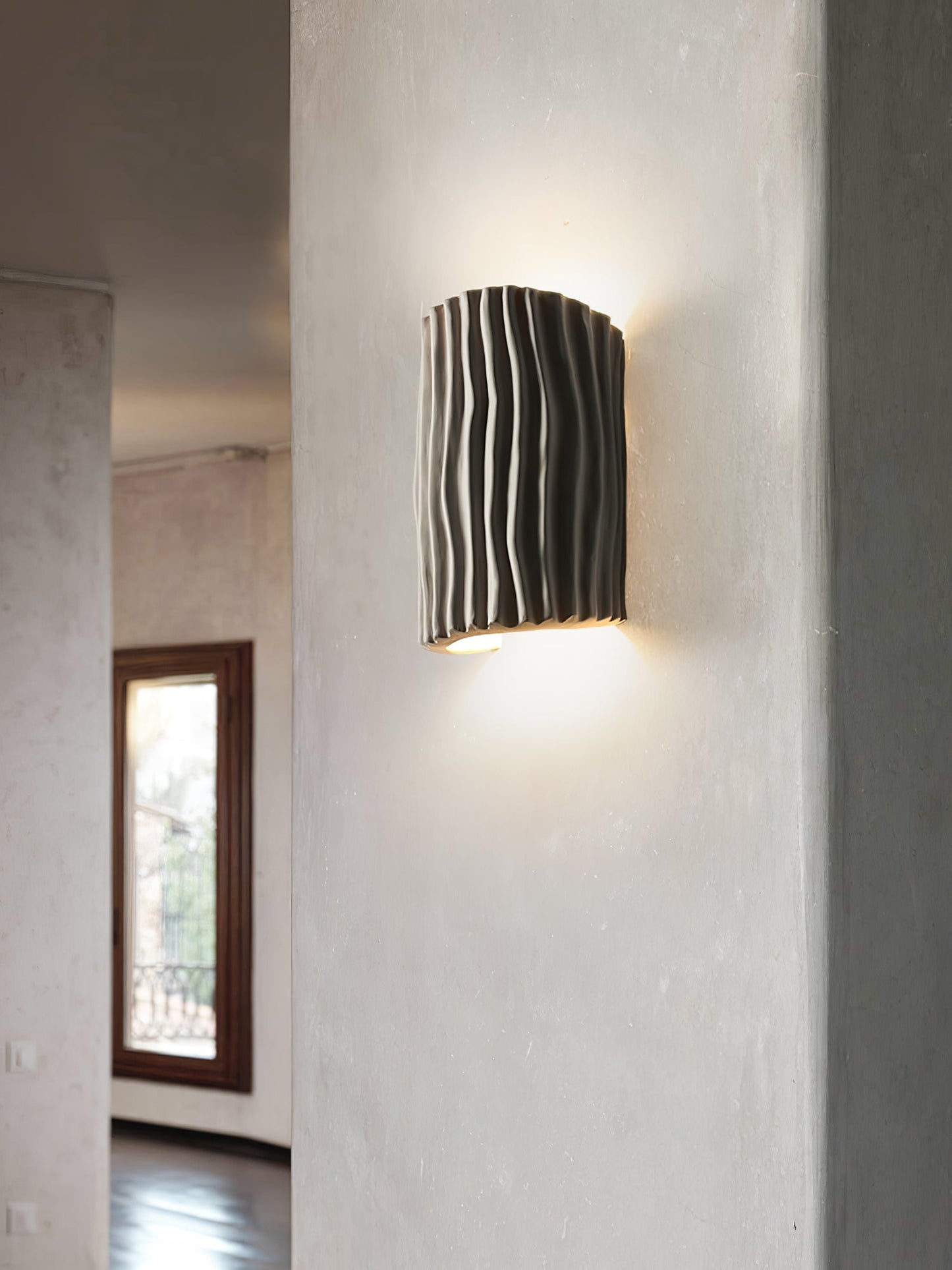 NordicLuxe – Resin Wall Light with Warm and Inviting Glow