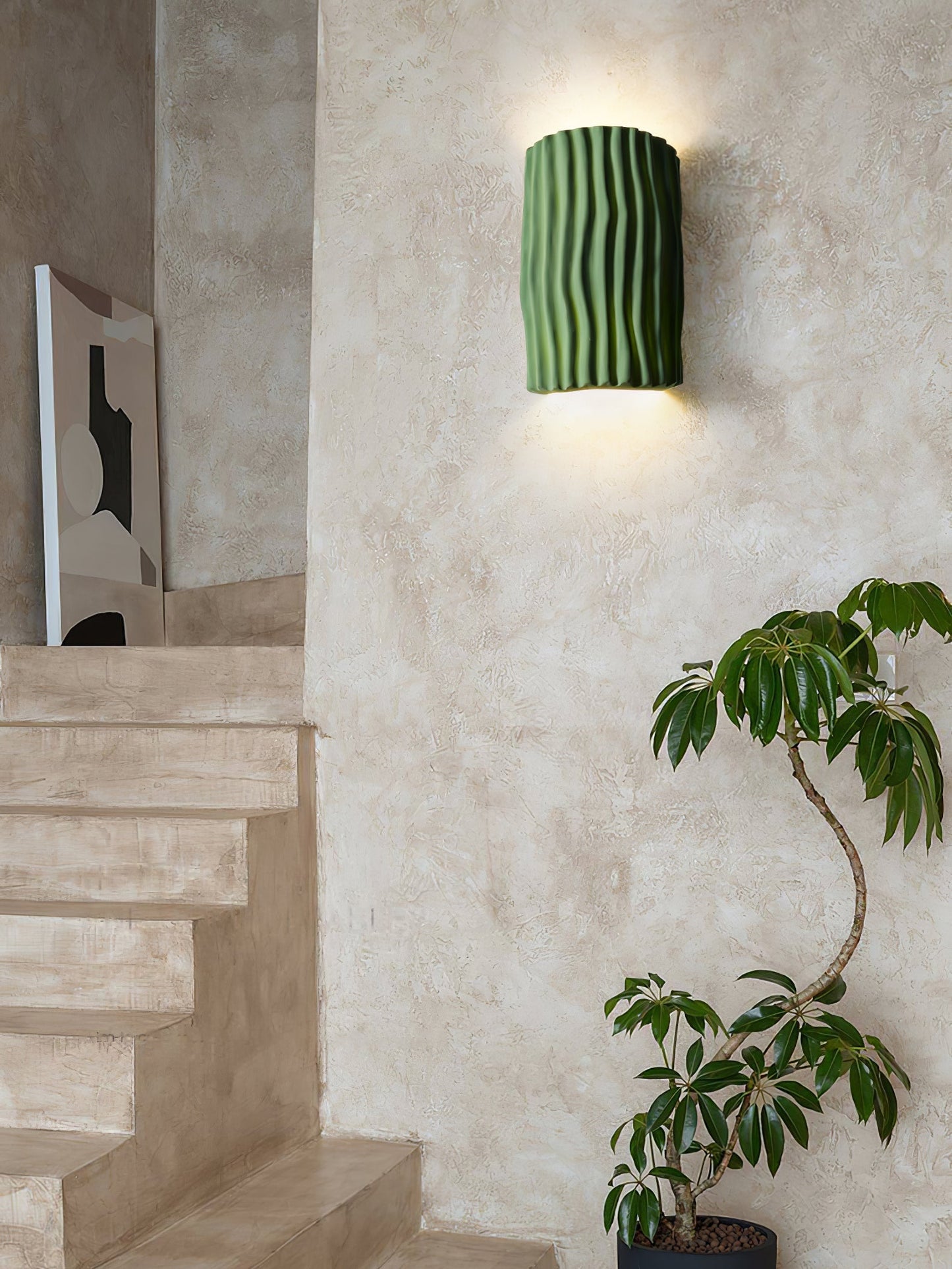 NordicLuxe – Resin Wall Light with Warm and Inviting Glow