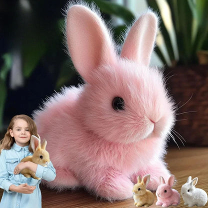 Plush Bunny Toy with Soft Fur and Details 4