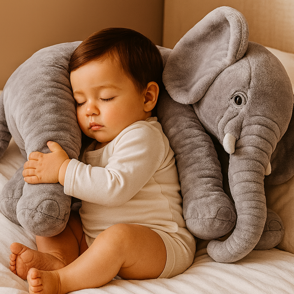 Plush Elephant Baby Pillow Toy 0