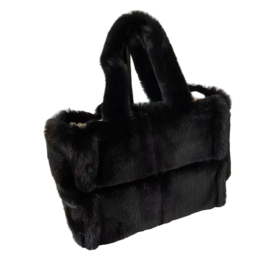 Plush Shoulder Bag for Women – Soft Faux Fur Design with High Capacity for Everyday Use 3