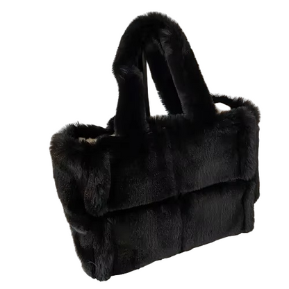 Plush Shoulder Bag for Women – Soft Faux Fur Design with High Capacity for Everyday Use 3