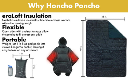 Poncho Blanket USB Heated 3