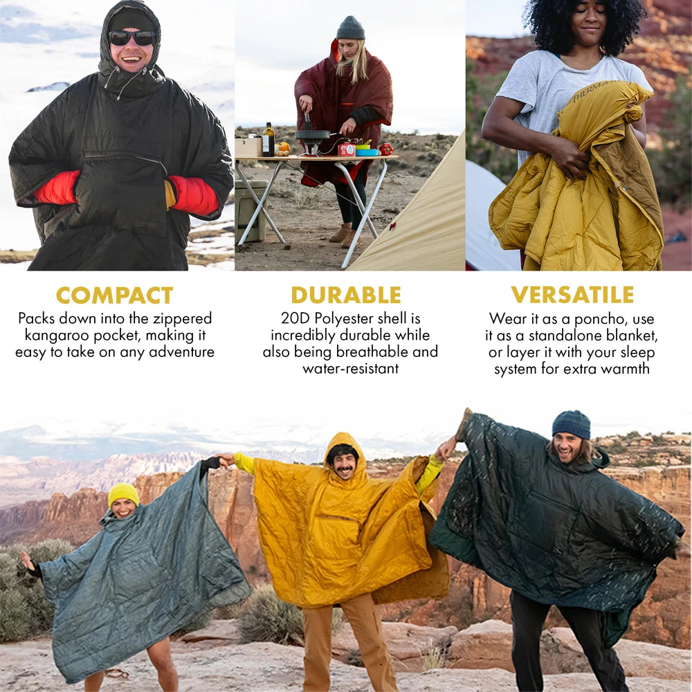 Poncho Blanket USB Heated 4