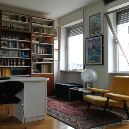 FusionGlow – Retro-inspireret bordlampe med glaskrop