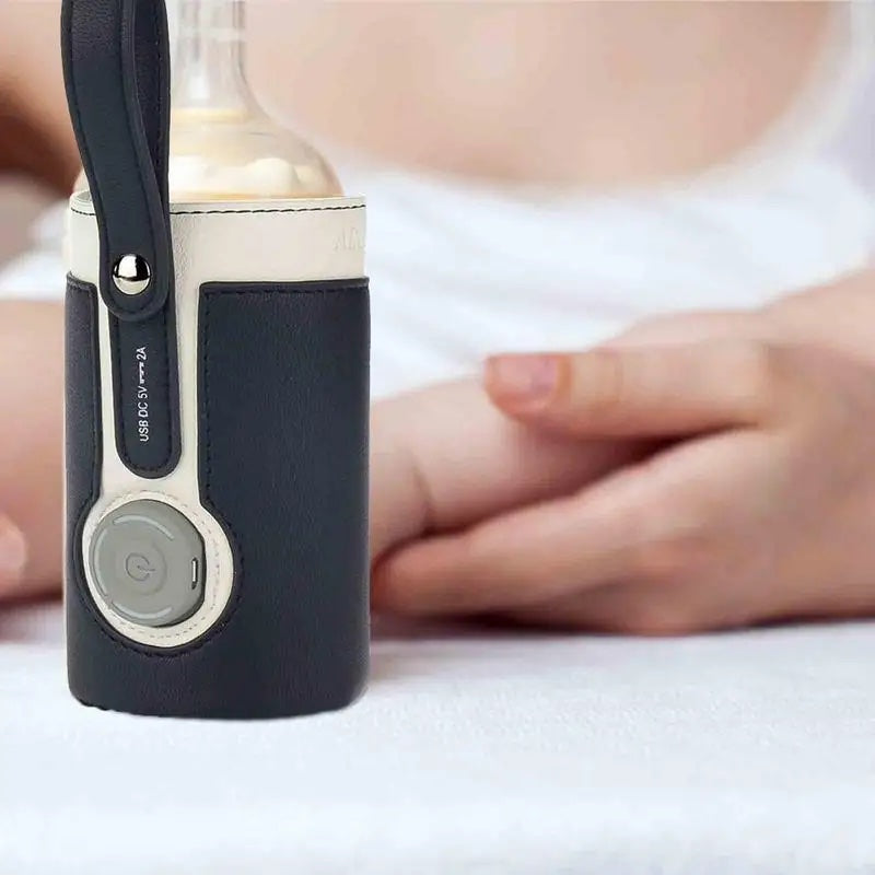 Portable Baby Bottle Warmer with USB Rechargeable Features – Travel Bottle Warmer with Changing Bag 1