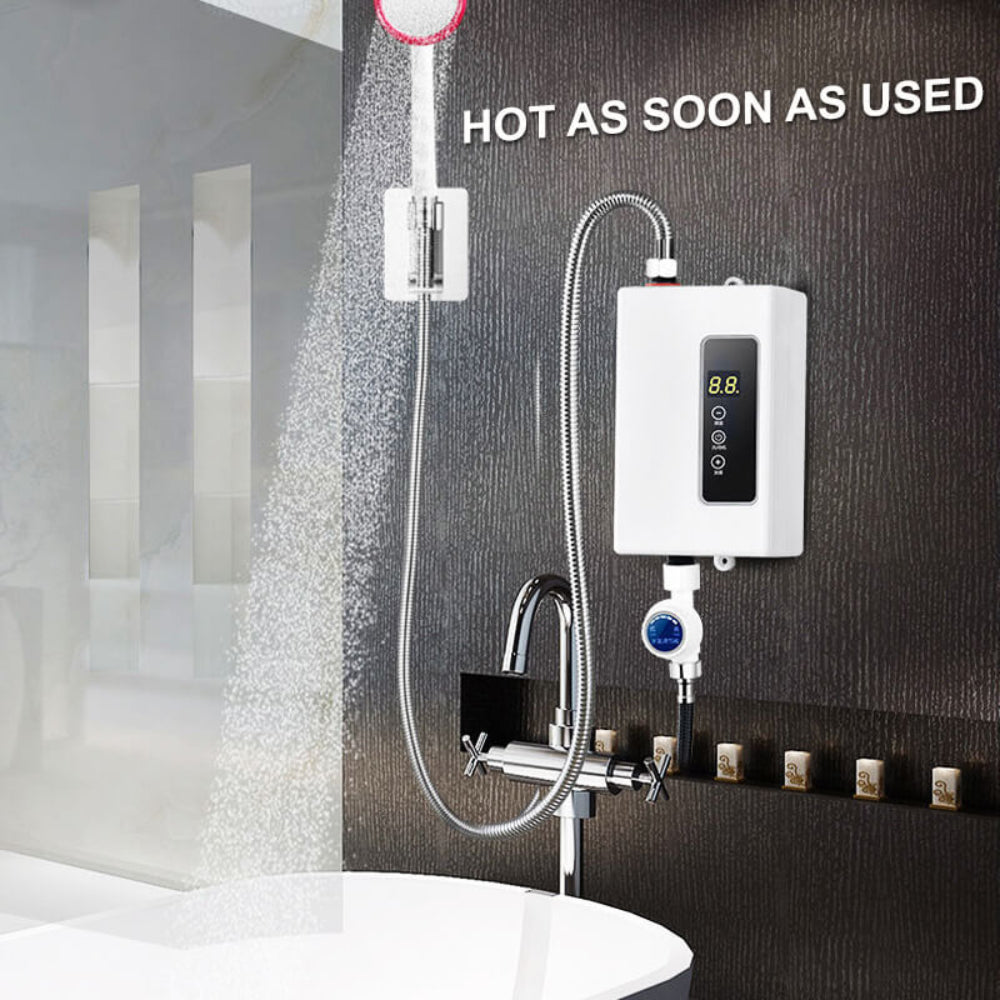 Portable Tankless Water Heater Bathroom Kitchen Sink Use 5