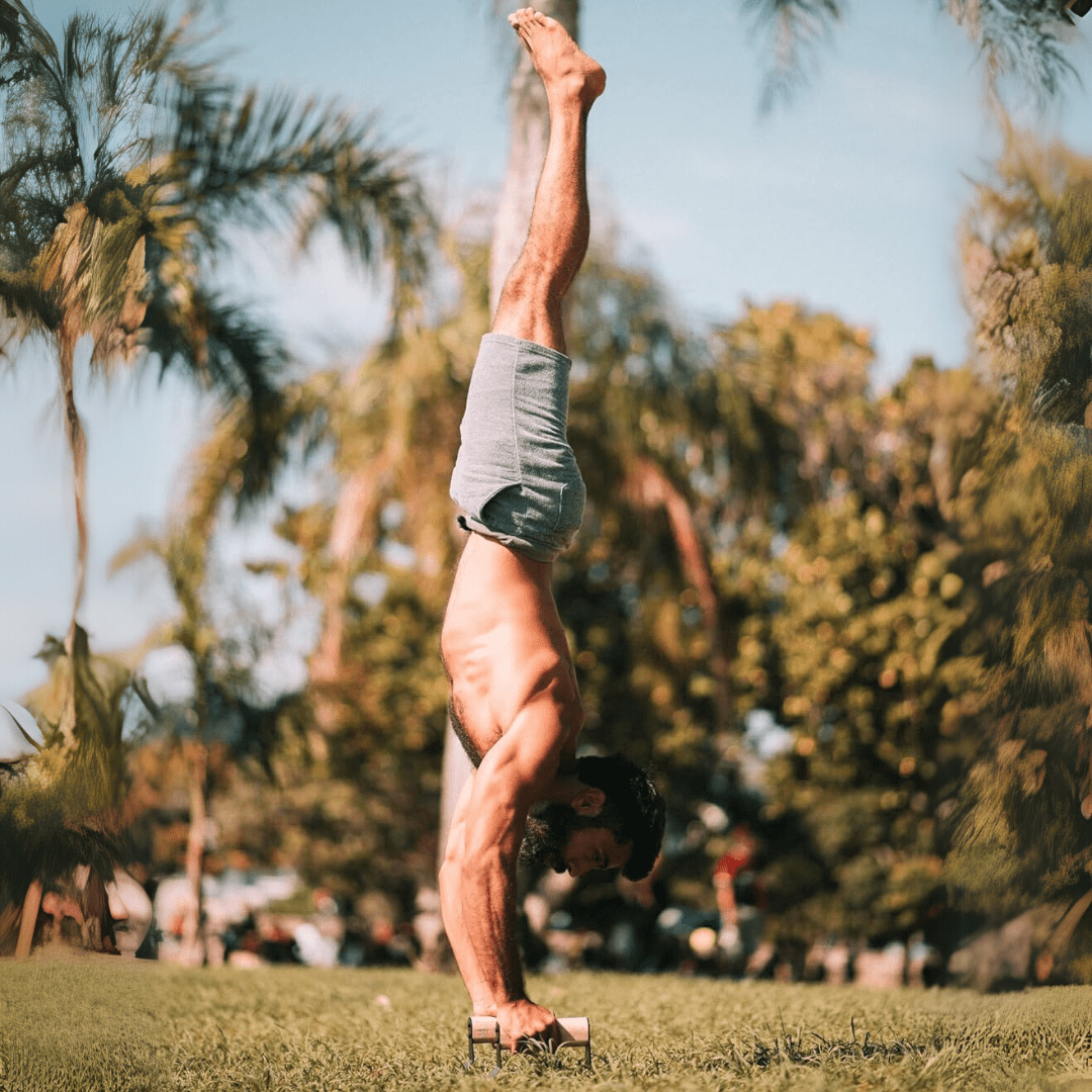 PowerGrip – ergonomic wooden push-up parallels with steel core for push-ups 1