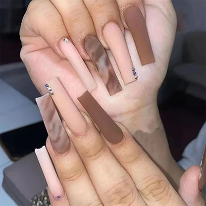 Presson Chic – 24 pink nail polishes with designs | Quick to apply & elegant for any occasion 12