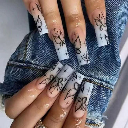 Presson Chic – 24 pink nail polishes with designs | Quick to apply & elegant for any occasion 2