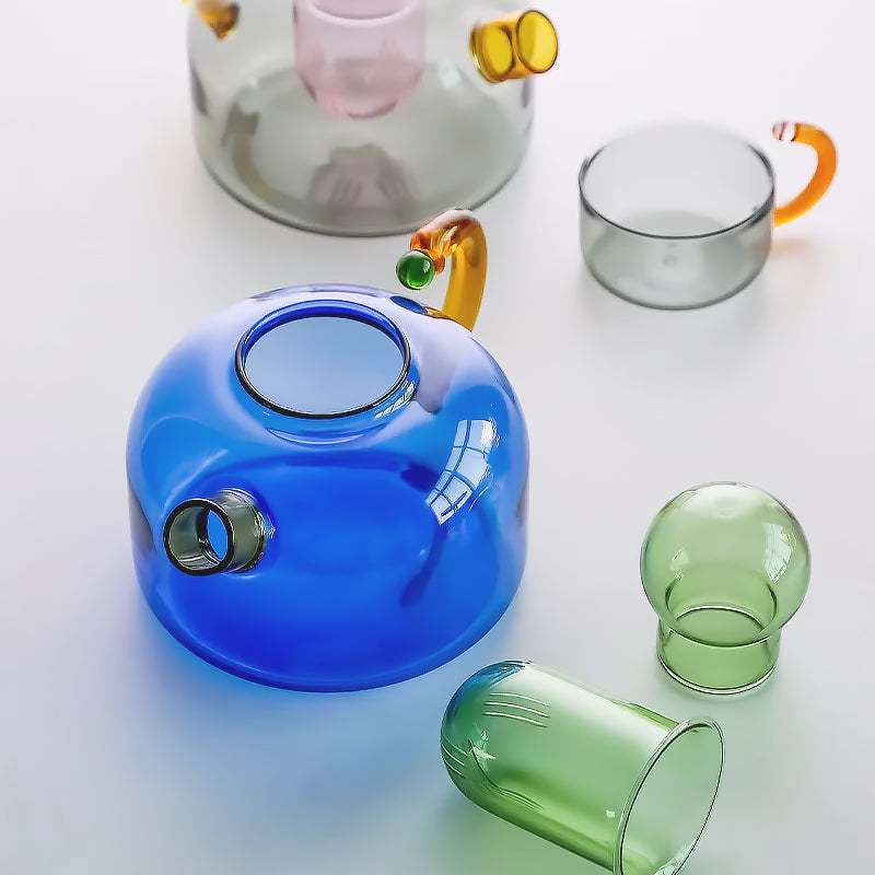 PrismGlass | Colorful Elegant Borosilicate Tea Set for Tea Lovers 1