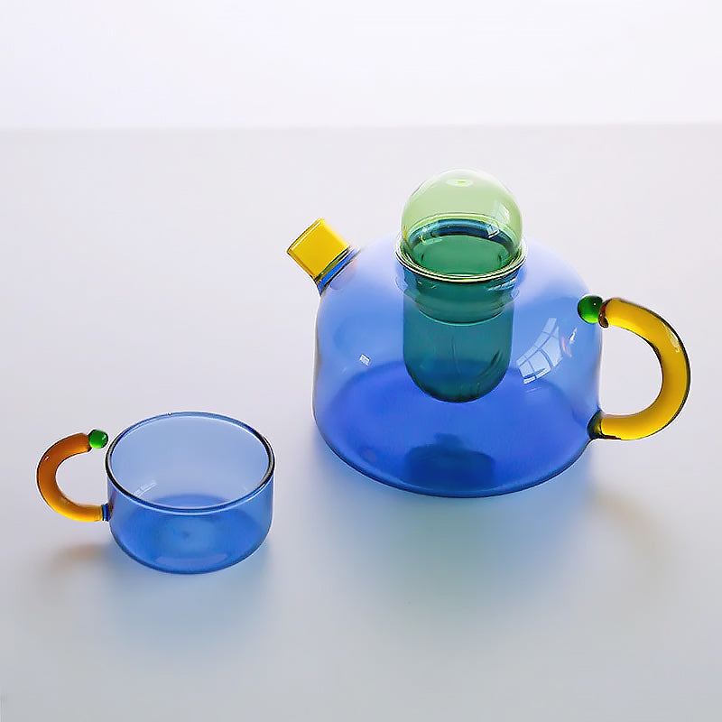 PrismGlass | Colorful Elegant Borosilicate Tea Set for Tea Lovers 2