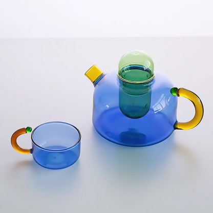 PrismGlass | Colorful Elegant Borosilicate Tea Set for Tea Lovers 2