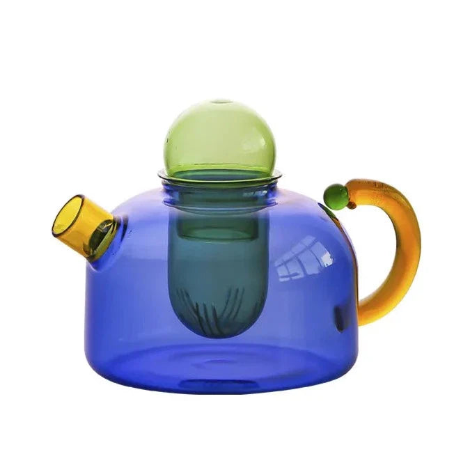 PrismGlass | Colorful Elegant Borosilicate Tea Set for Tea Lovers 9