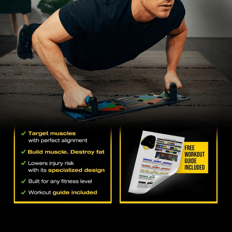 QuadroPress Pushup Machine – Ergonomic & Effective for Targeted Upper Body Training 1