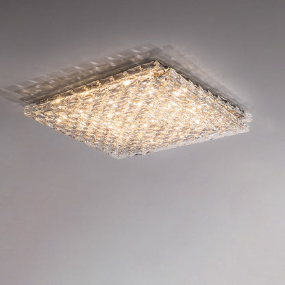 PrismLuxe - Plafonnier au design sophistiqué et à l'illumination changeante
