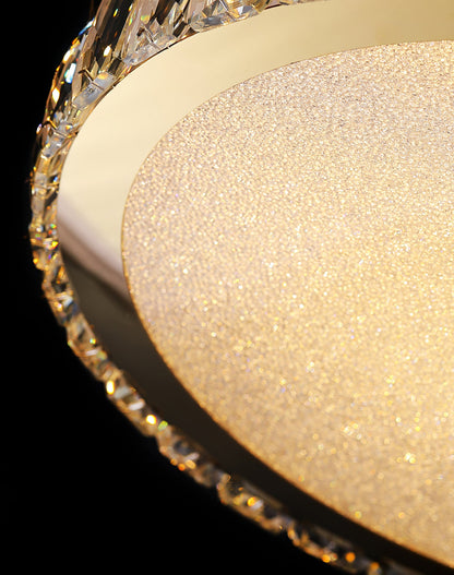 PrismLuxe - Plafonnier au design sophistiqué et à l'illumination changeante