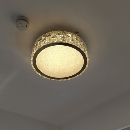 PrismLuxe - Plafonnier au design sophistiqué et à l'illumination changeante