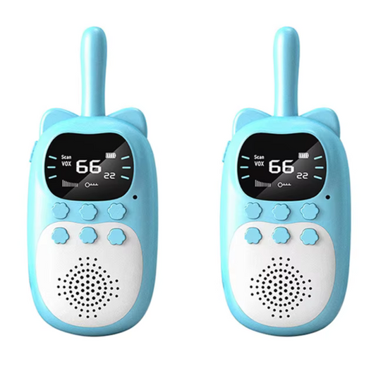 Rechargeable Walkie Talkies for Kids – 3 km Range, Durable Design, Fun Colors 0