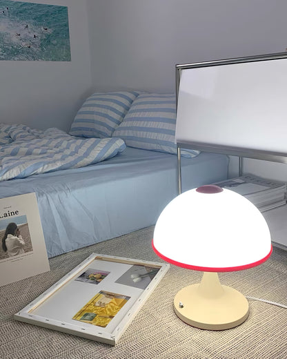 MushroomRadiance - Table Lamp with Sleek Base and Soft Lighting