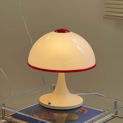 MushroomRadiance - Table Lamp with Sleek Base and Soft Lighting