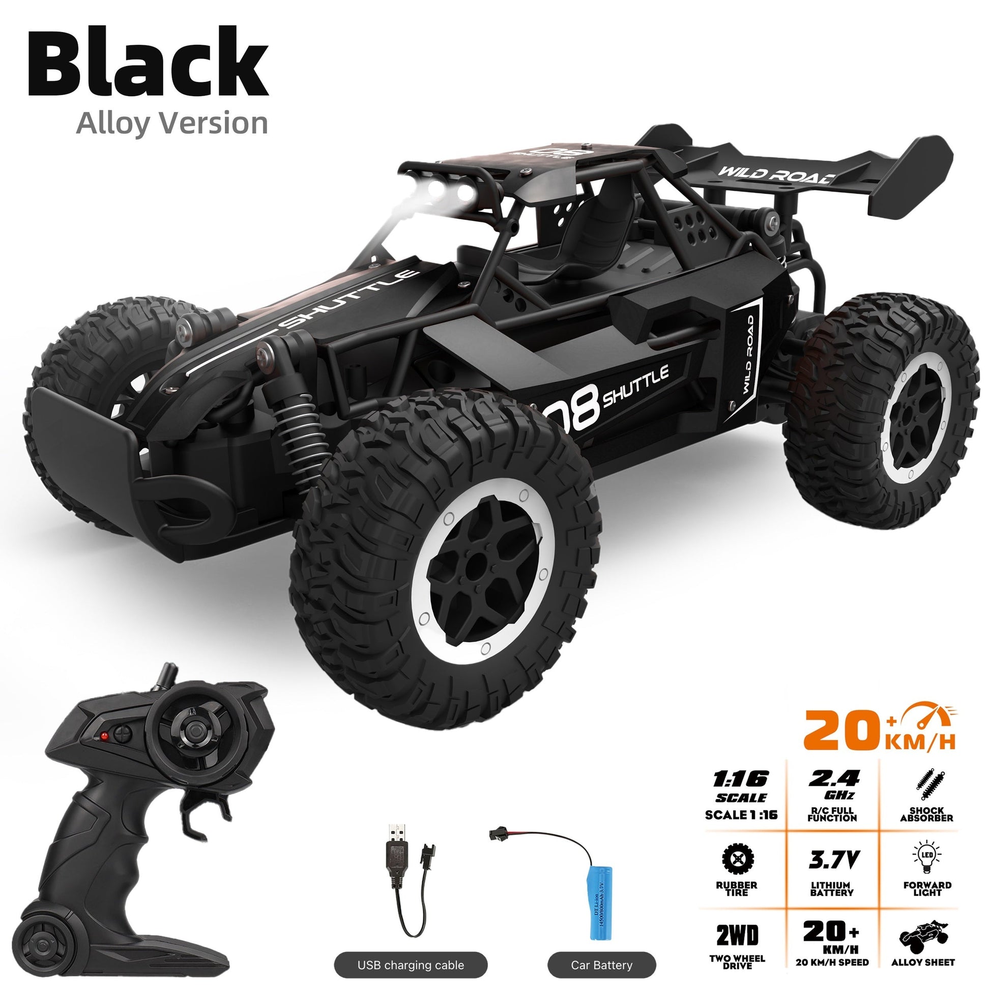 Remote Control Off-Road Alloy Racing Car 1
