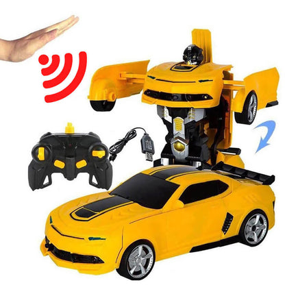 Remote Control Transforming Robot Car Toy 0