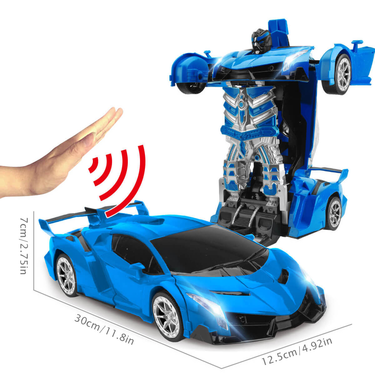 Remote Control Transforming Robot Car Toy 1