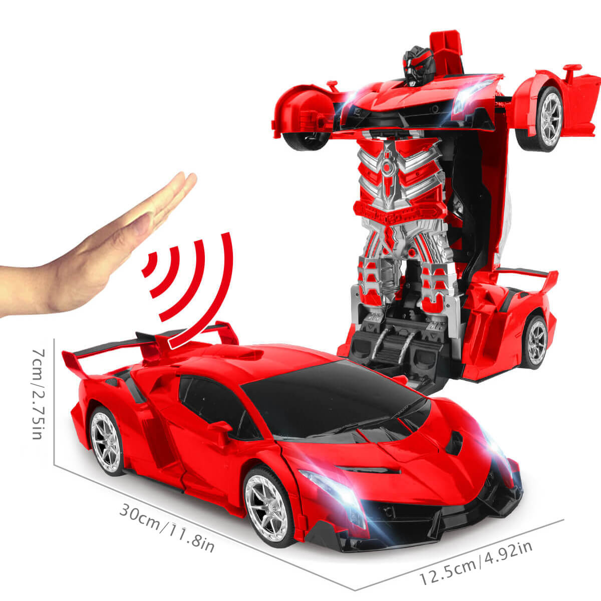 Remote Control Transforming Robot Car Toy 2