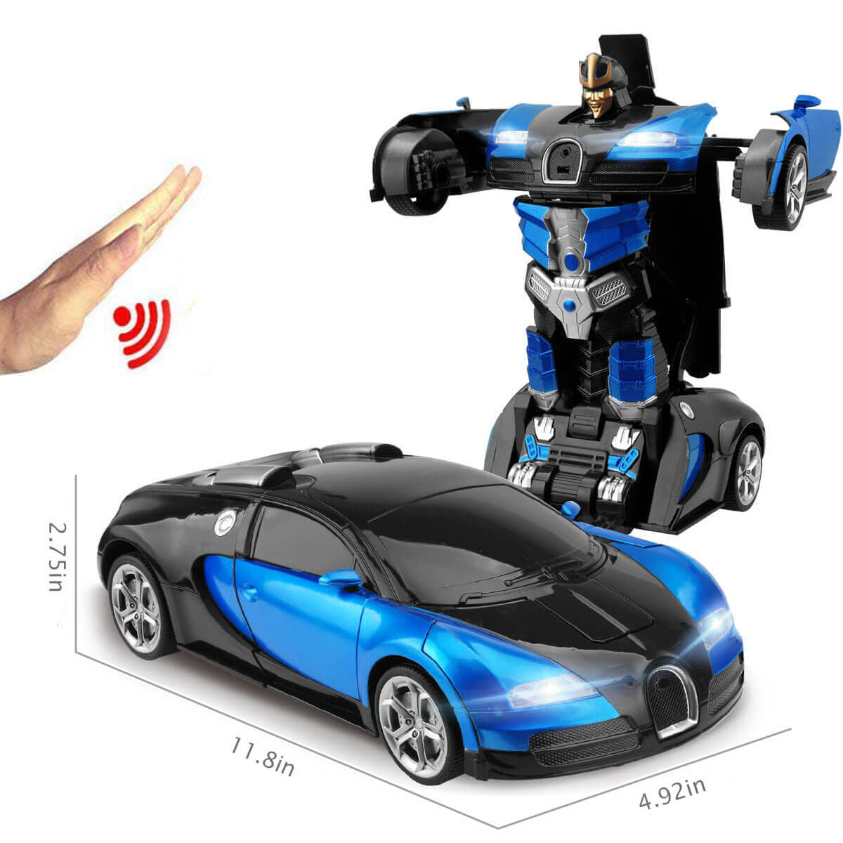 Remote Control Transforming Robot Car Toy 3