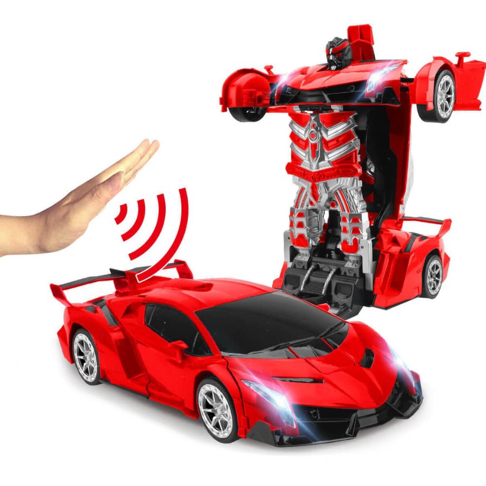 Remote Control Transforming Robot Car Toy 9