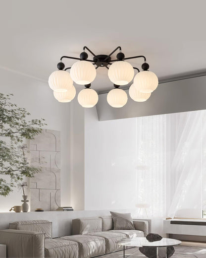 LuxeAura - Loftlampe med Renee-inspireret design og varmt lys