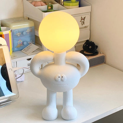 RoboLuxe - Lampada da Tavolo con Design Ispirato ai Robot e Illuminazione Accogliente