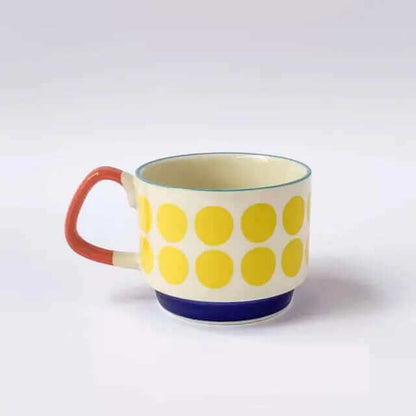 RetroCeramica | Unique Stylish Mid-Century Ceramic Coffee Mugs Set 0