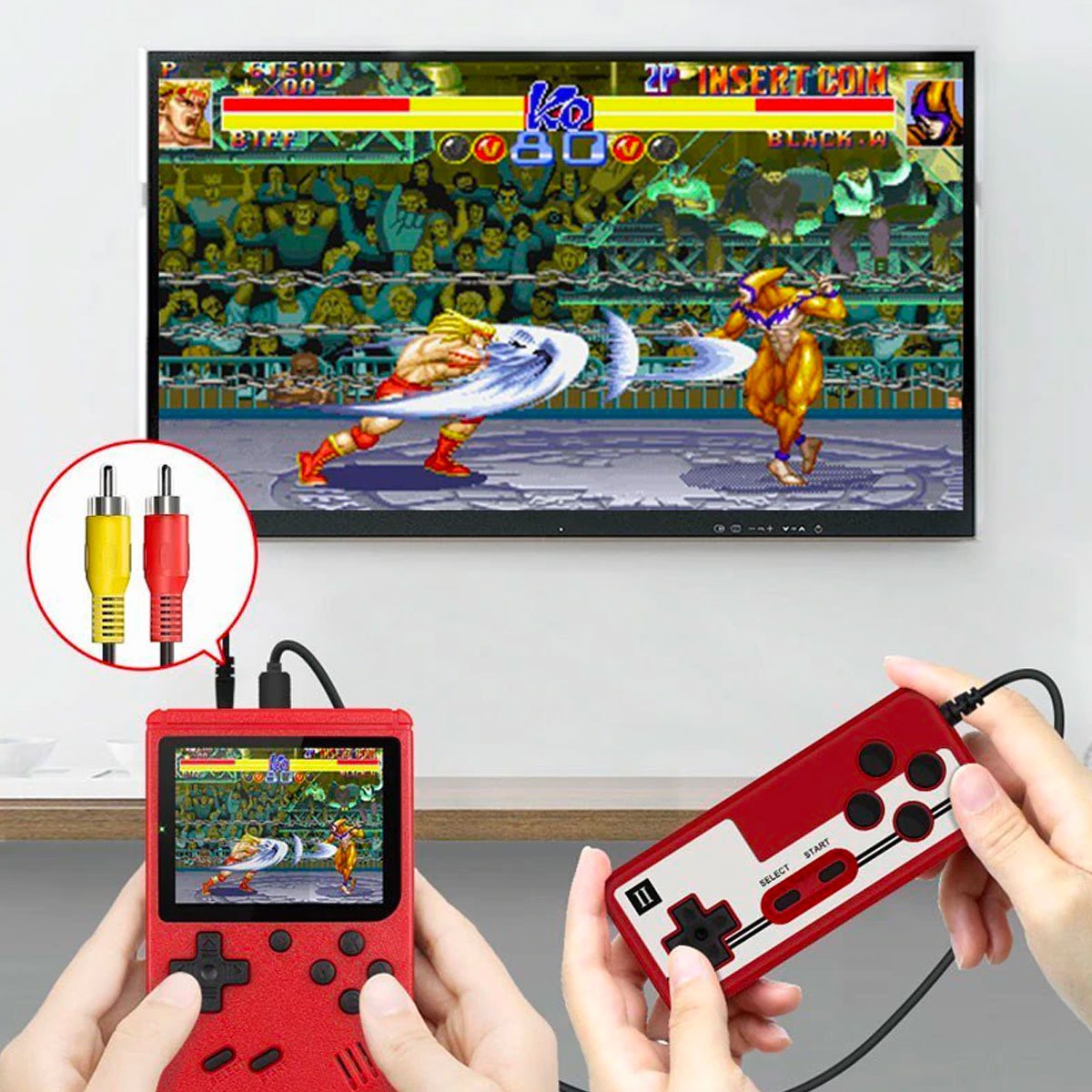 Retro Games Console Handheld with 400 Games 2