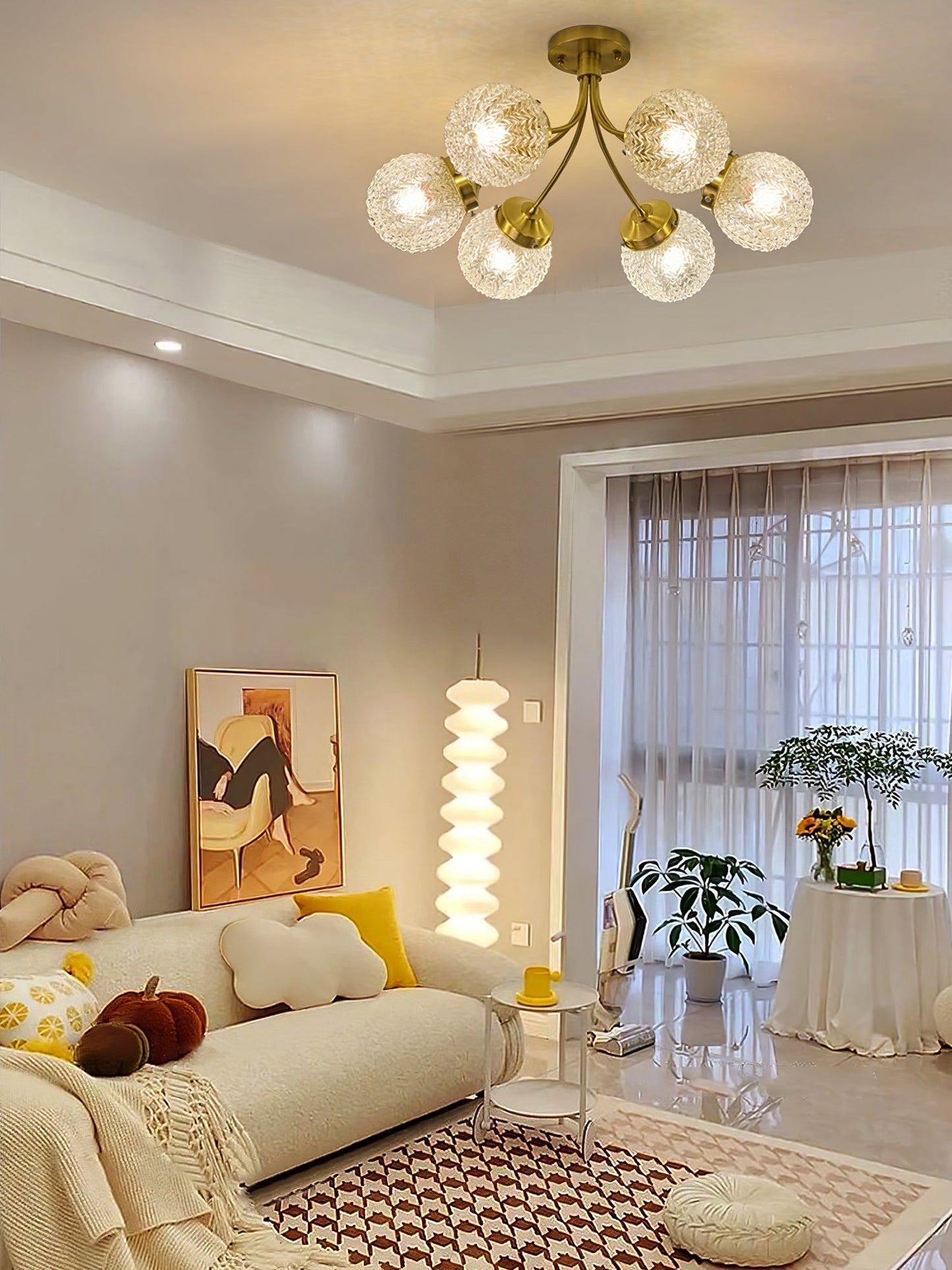 RetroGlow - Loftlampe med vintage glasstil og varm atmosfære