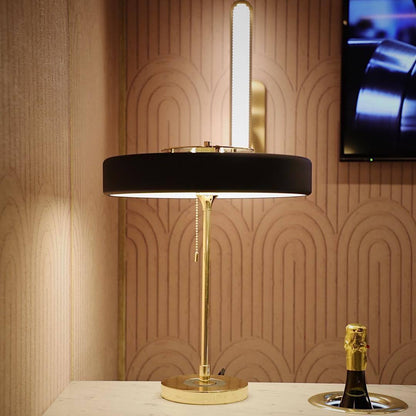 ElegantGlow – Timeless Metal and Acrylic Table Lamp