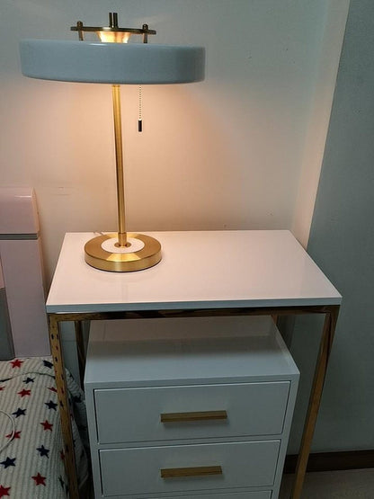 ElegantGlow – Timeless Metal and Acrylic Table Lamp